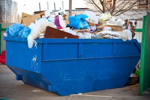 Eco-friendly recycling process at work